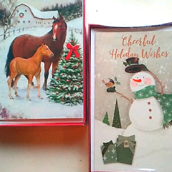 Christmas cards, 2 boxes Made by American greetings!!! 16 cards and enve… - Picture 1 of 3
